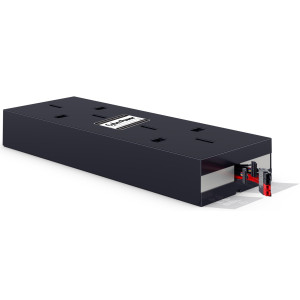 CyberPower RB1260X8 UPS Replacement Battery with 8x 12V/5.7AH batteries, pre-assembled cartridge